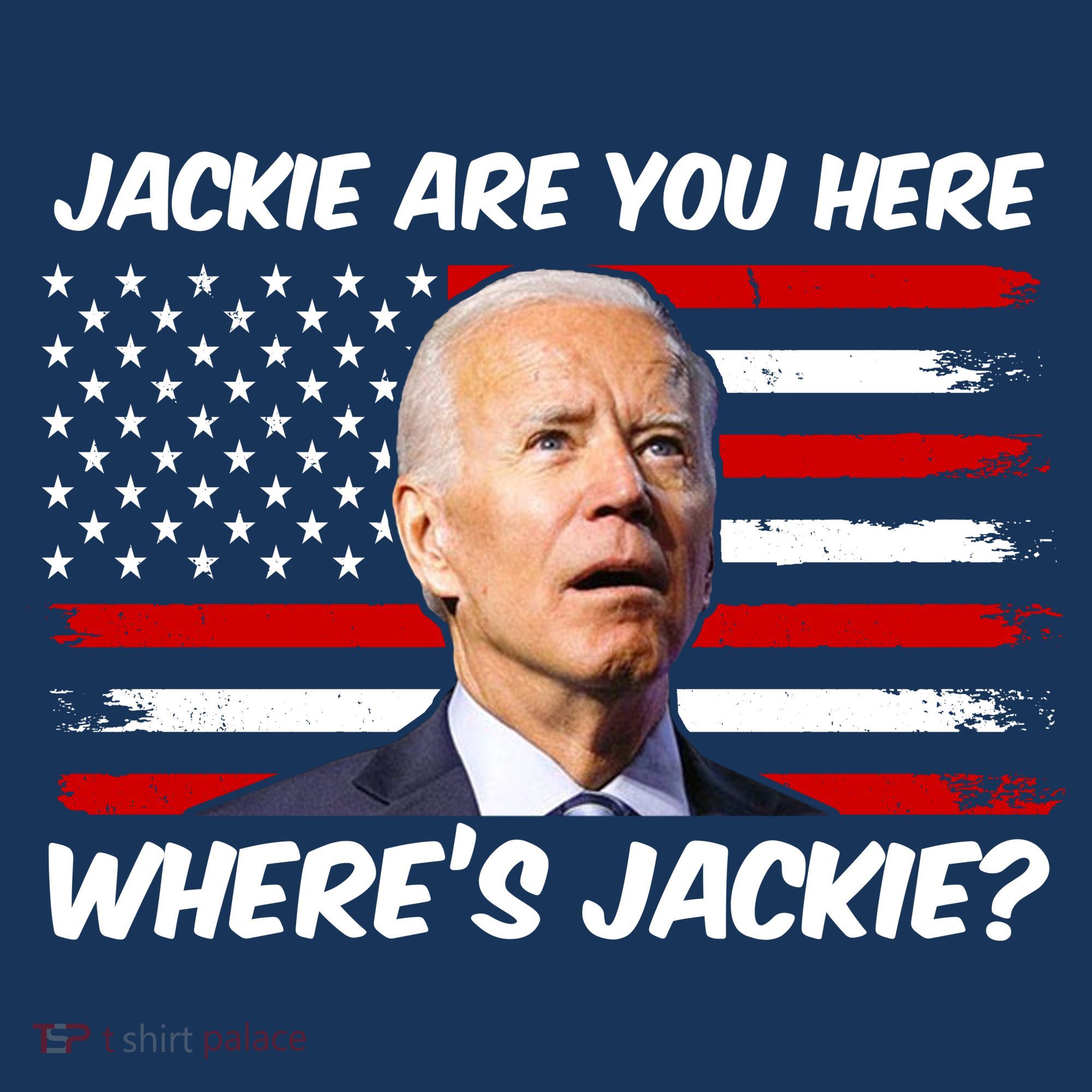 Funny Biden Jackie Are You Here Where's Jackie? Mousepad