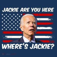 Funny Biden Jackie Are You Here Where's Jackie? Women's Tank Top thumb 5