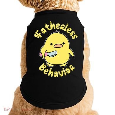 Fatherless Behavior Knife Duck Cute Design Cool Gift Doggie Tank