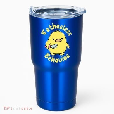 Fatherless Behavior Knife Duck Cute Design Cool Gift Tumbler