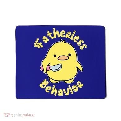 Fatherless Behavior Knife Duck Cute Design Cool Gift Mousepad