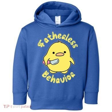 Fatherless Behavior Knife Duck Cute Design Cool Gift Toddler Hoodie