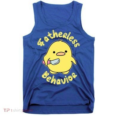 Fatherless Behavior Knife Duck Cute Design Cool Gift Tank Top