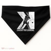 Funny Backwards K Strikeout Baseball Softball Pitching Funny Gift USA-Made Doggie Bandana thumb 0