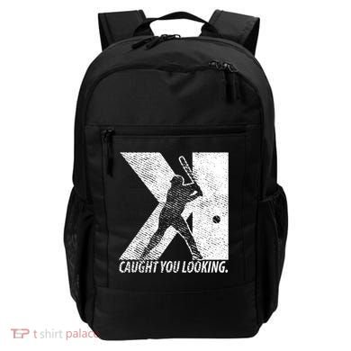 Funny Backwards K Strikeout Baseball Softball Pitching Funny Gift Backpack