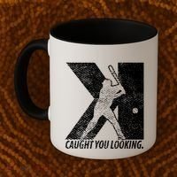 Funny Backwards K Strikeout Baseball Softball Pitching Funny Gift Coffee Mug thumb 2
