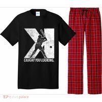 Funny Backwards K Strikeout Baseball Softball Pitching Funny Gift Pajama Set thumb 0
