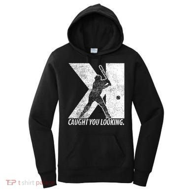 Funny Backwards K Strikeout Baseball Softball Pitching Funny Gift Women's Hoodie