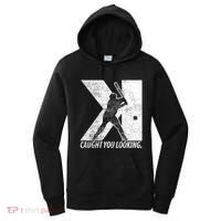 Funny Backwards K Strikeout Baseball Softball Pitching Funny Gift Women's Hoodie thumb 0
