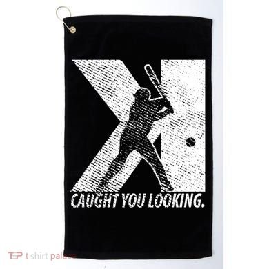 Funny Backwards K Strikeout Baseball Softball Pitching Funny Gift Golf Towel