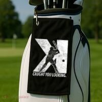 Funny Backwards K Strikeout Baseball Softball Pitching Funny Gift Golf Towel thumb 2