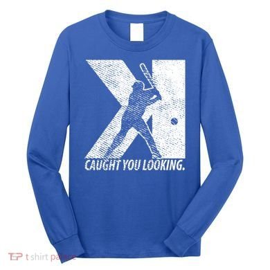 Funny Backwards K Strikeout Baseball Softball Pitching Funny Gift Long Sleeve Shirt