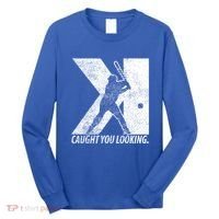 Funny Backwards K Strikeout Baseball Softball Pitching Funny Gift Long Sleeve Shirt thumb 0