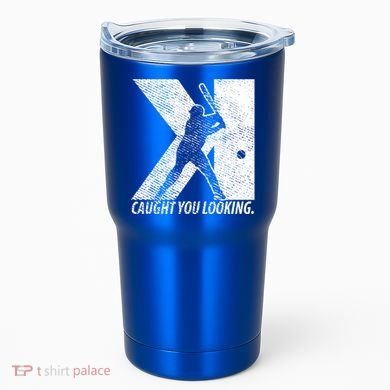 Funny Backwards K Strikeout Baseball Softball Pitching Funny Gift Tumbler