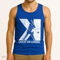 Funny Backwards K Strikeout Baseball Softball Pitching Funny Gift Tank Top thumb 3