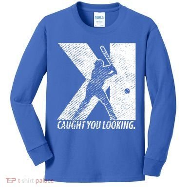 Funny Backwards K Strikeout Baseball Softball Pitching Funny Gift Kids Long Sleeve Shirt
