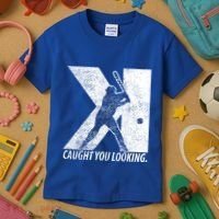 Funny Backwards K Strikeout Baseball Softball Pitching Funny Gift Kids T-Shirt thumb 3