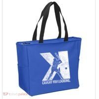 Funny Backwards K Strikeout Baseball Softball Pitching Funny Gift Tote Bag thumb 2