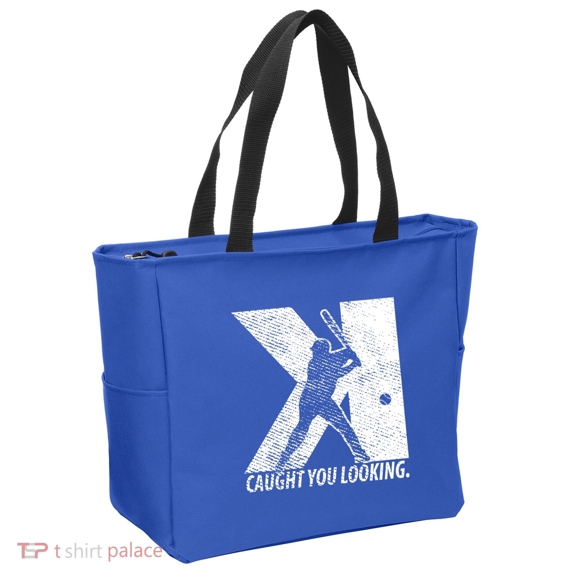 Funny Backwards K Strikeout Baseball Softball Pitching Funny Gift Tote Bag