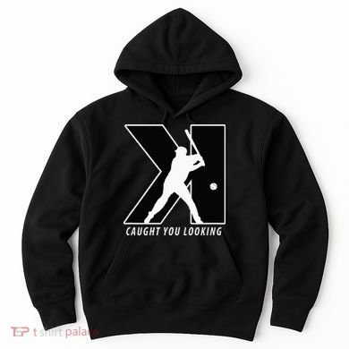 Funny Backwards K Strikeout Looking Baseball Pitching Hoodie