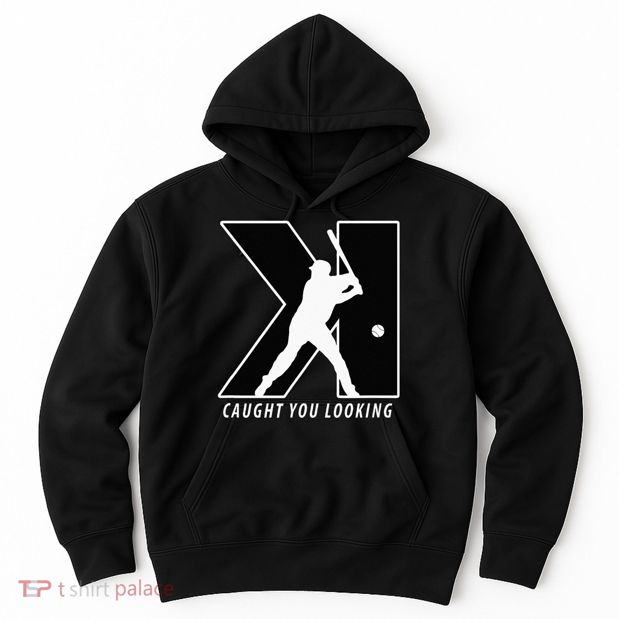 Funny Backwards K Strikeout Looking Baseball Pitching Hoodie