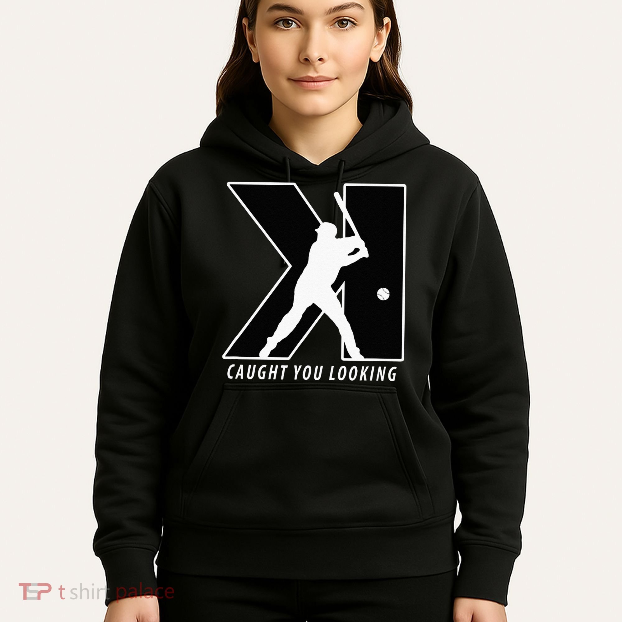 Funny Backwards K Strikeout Looking Baseball Pitching Hoodie