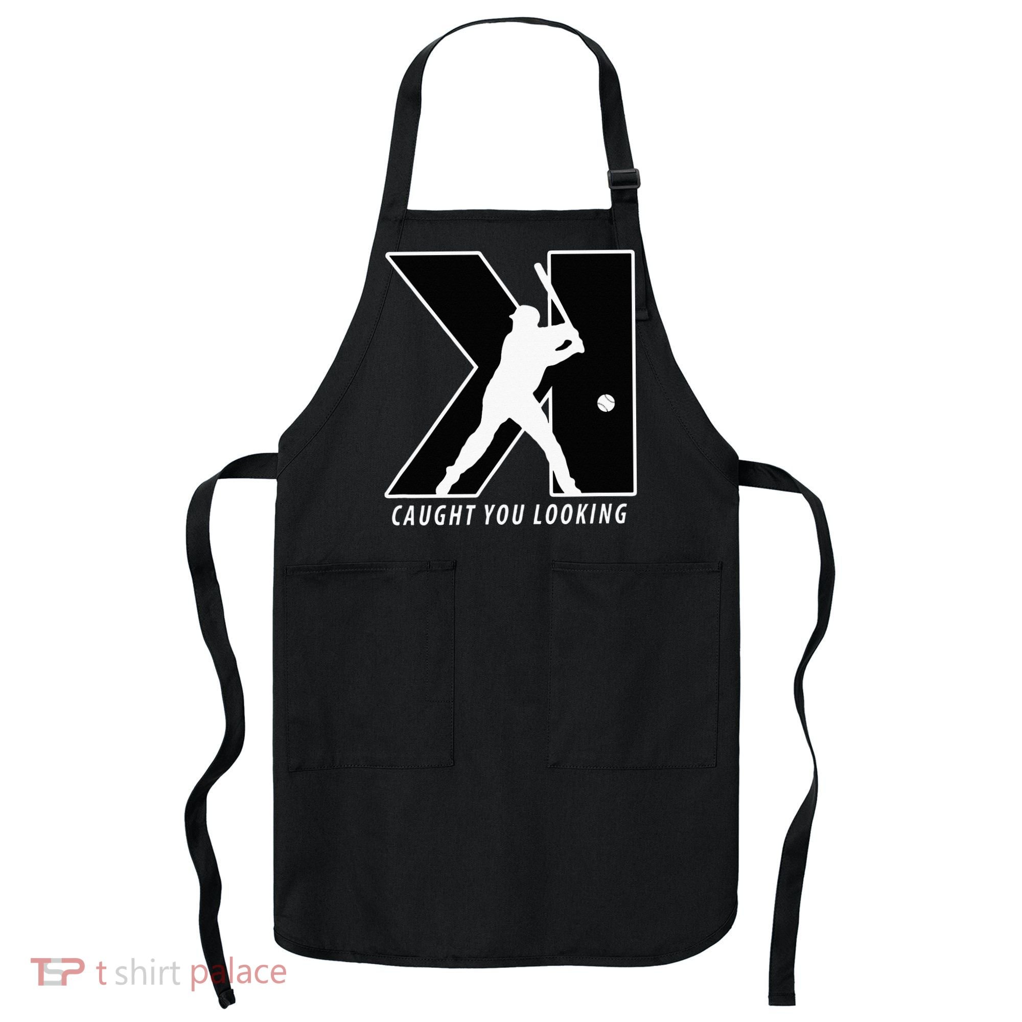 Funny Backwards K Strikeout Looking Baseball Pitching Apron