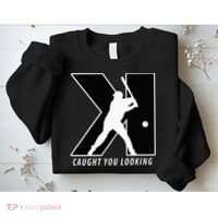 Funny Backwards K Strikeout Looking Baseball Pitching Sweatshirt thumb 2