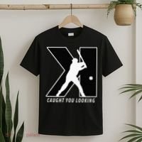 Funny Backwards K Strikeout Looking Baseball Pitching T-Shirt thumb 2