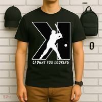 Funny Backwards K Strikeout Looking Baseball Pitching T-Shirt thumb 6