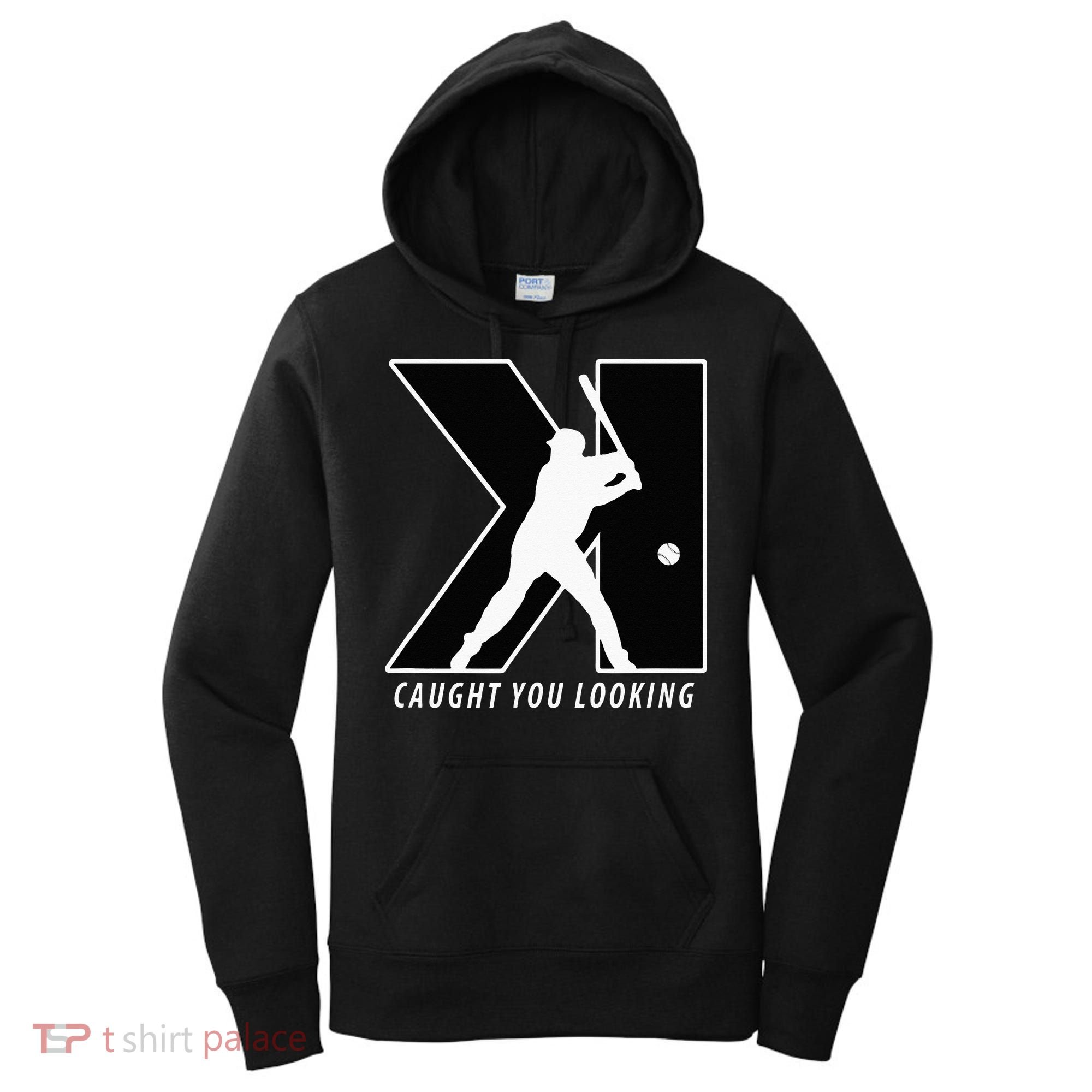 Funny Backwards K Strikeout Looking Baseball Pitching Women's Hoodie