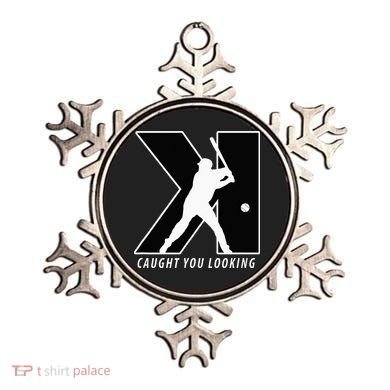 Funny Backwards K Strikeout Looking Baseball Pitching Ornament