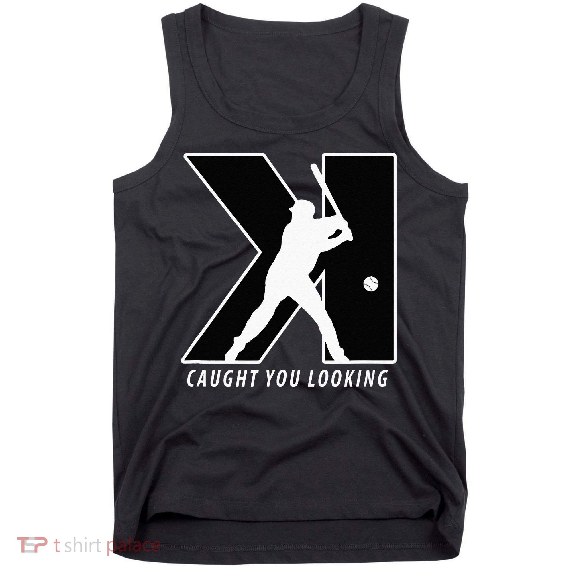 Funny Backwards K Strikeout Looking Baseball Pitching Tank Top