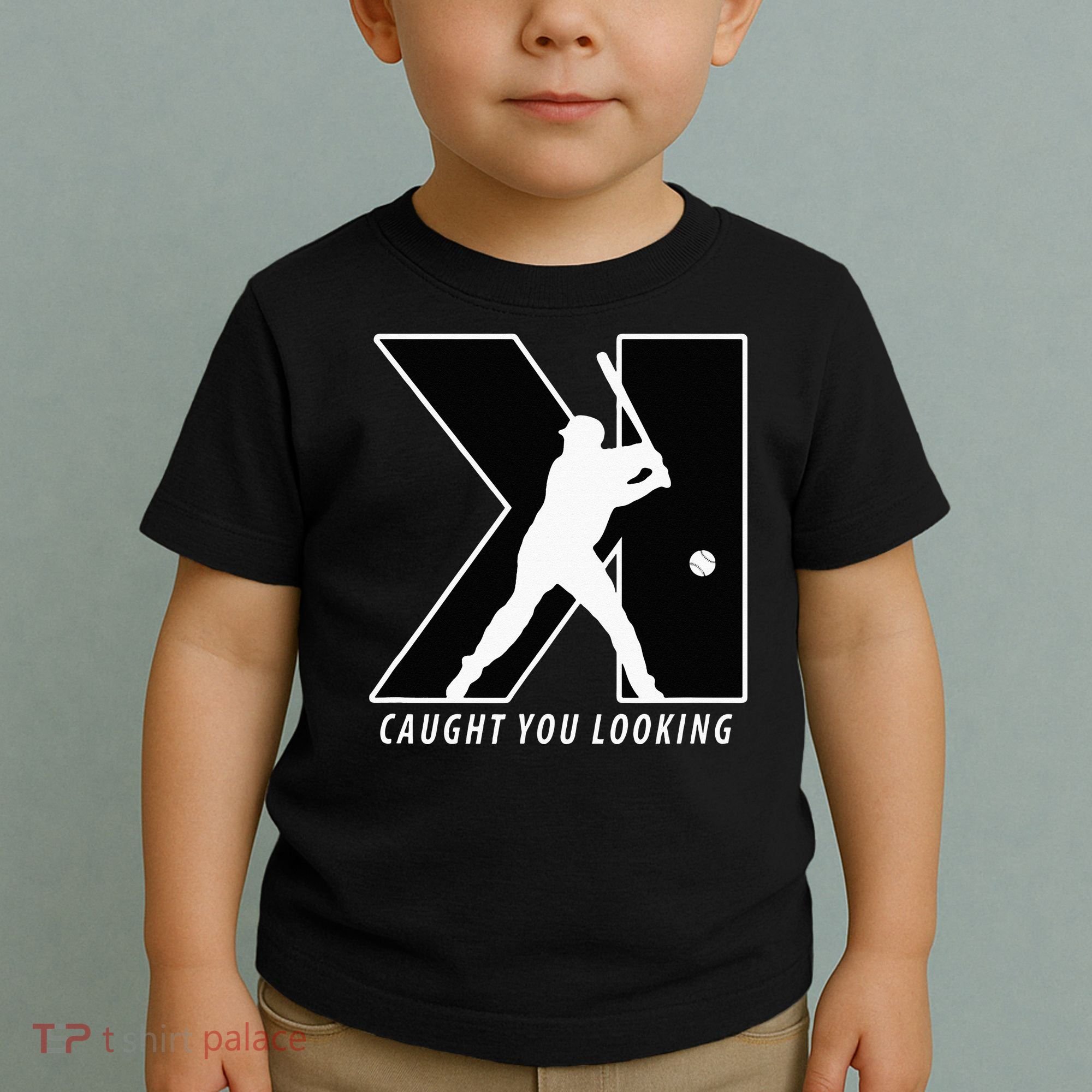 Funny Backwards K Strikeout Looking Baseball Pitching Toddler T-Shirt