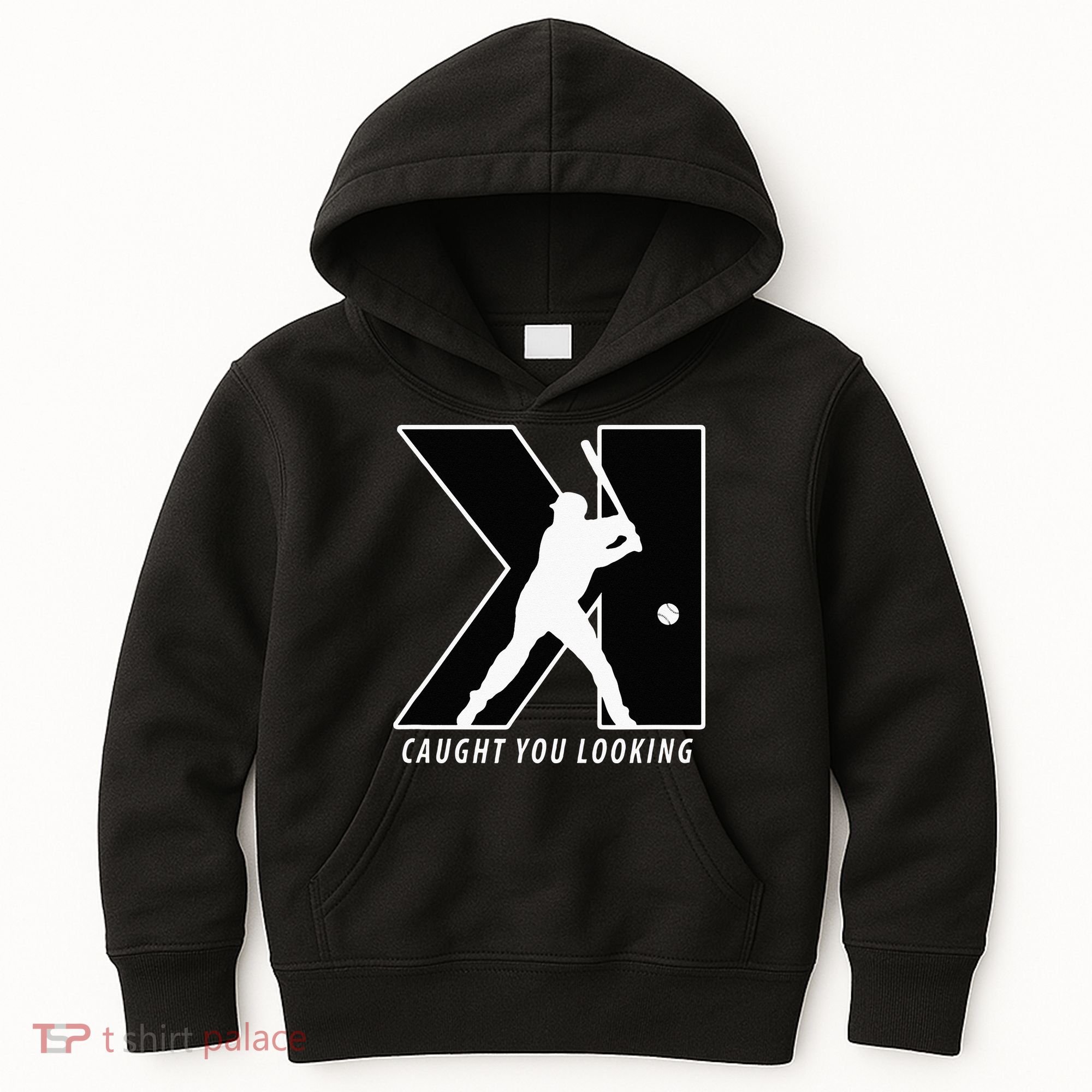 Funny Backwards K Strikeout Looking Baseball Pitching Kids Hoodie