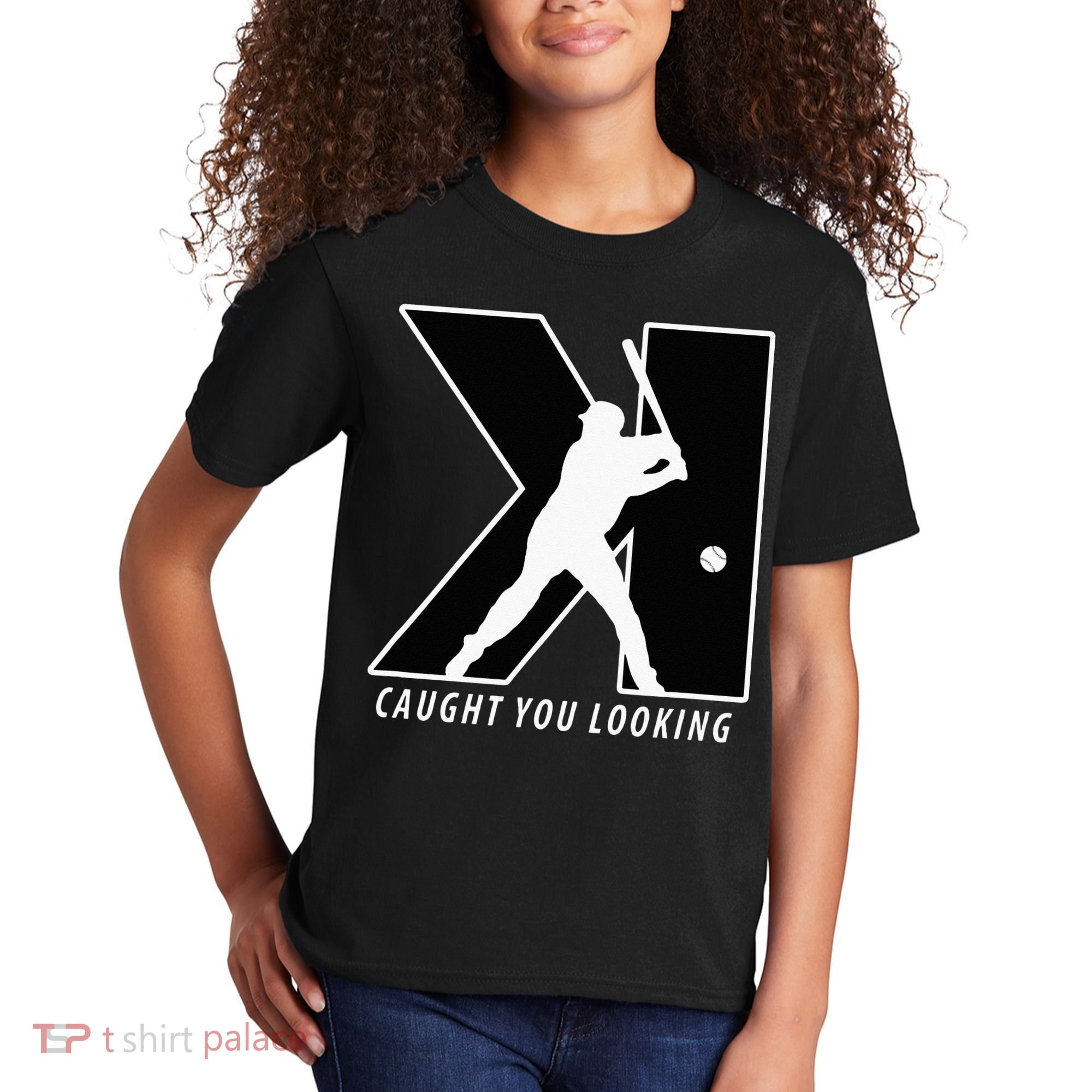 Funny Backwards K Strikeout Looking Baseball Pitching Kids T-Shirt