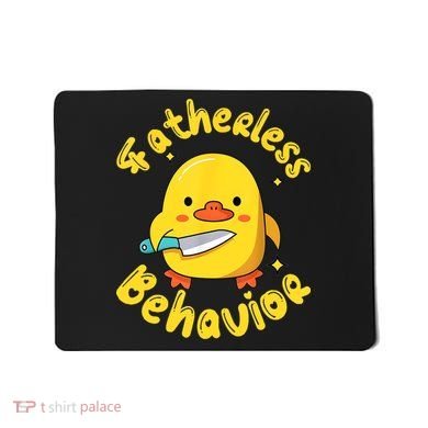 Fatherless Behavior Knife Duck Cute Design Mousepad