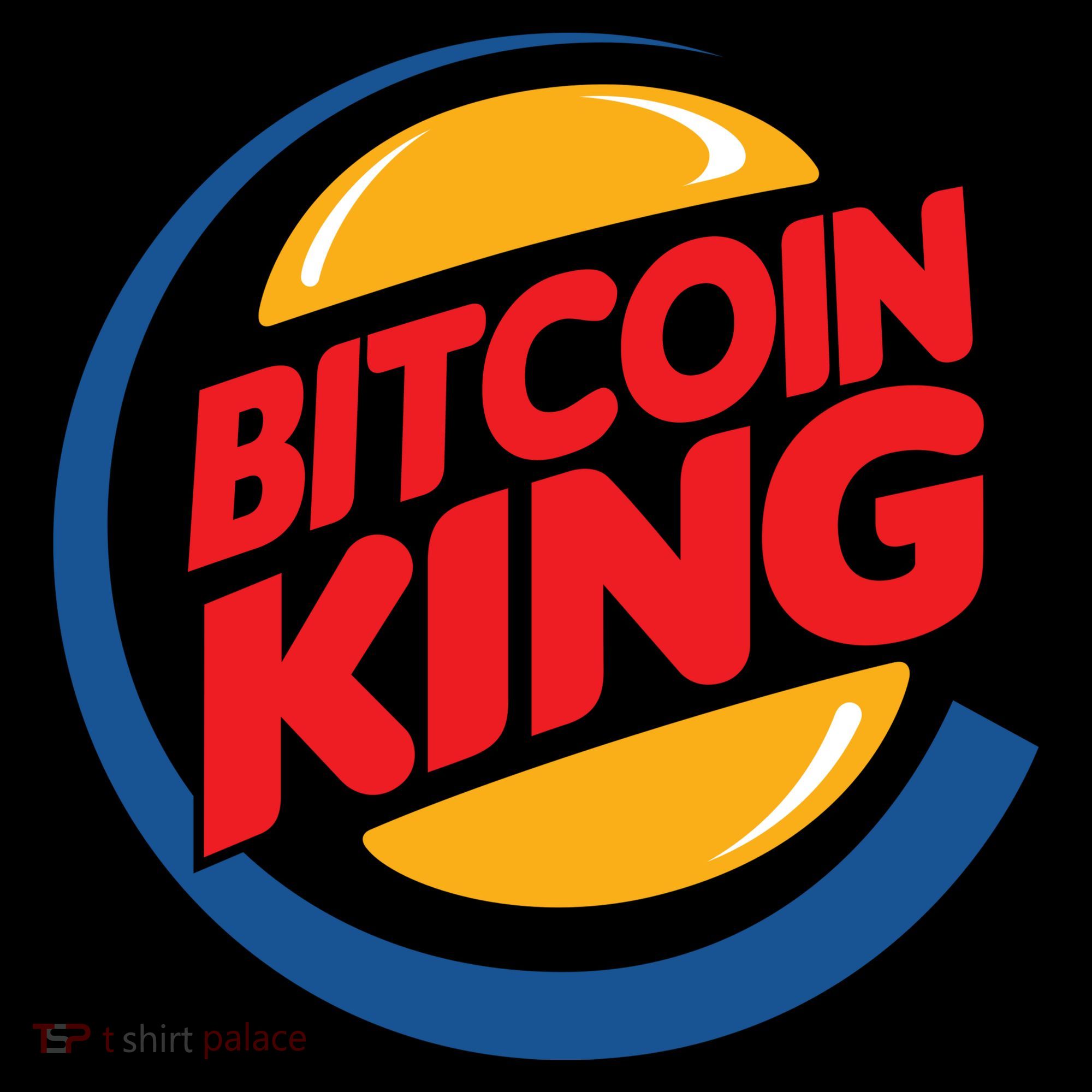 Funny Bitcoin King Logo Backpack