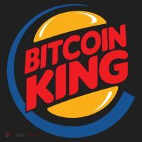 Funny Bitcoin King Logo Tumbler thumb 3