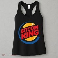 Funny Bitcoin King Logo Women's Tank Top thumb 3