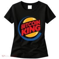 Funny Bitcoin King Logo Women's T-Shirt thumb 0