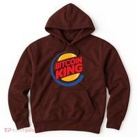 Funny Bitcoin King Logo Hoodie thumb 0