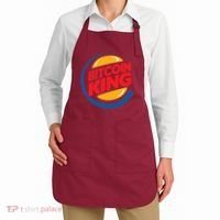 Funny Bitcoin King Logo Apron thumb 2