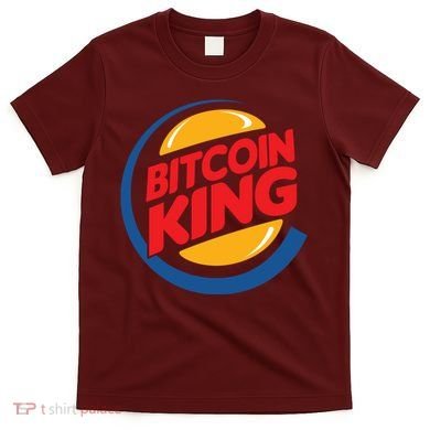 Funny Bitcoin King Logo T-Shirt