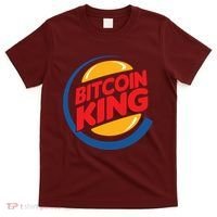 Funny Bitcoin King Logo T-Shirt thumb 0
