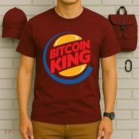 Funny Bitcoin King Logo T-Shirt thumb 6