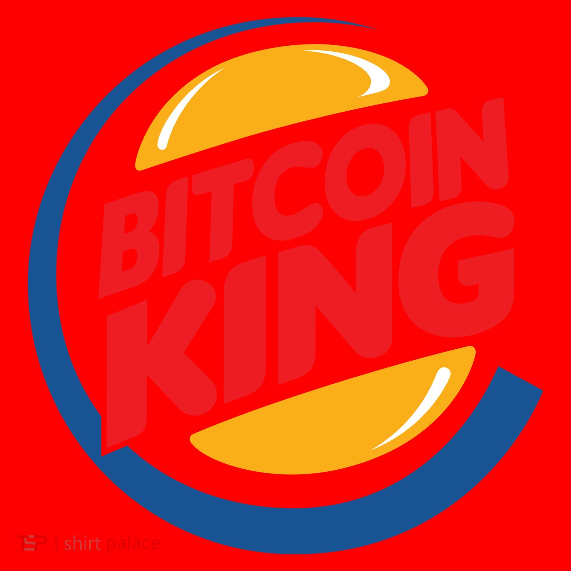 Funny Bitcoin King Logo Santa Hat