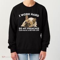 Frenchie Better Life Funny French Bulldog Dog Lover Women's Sweatshirt thumb 0