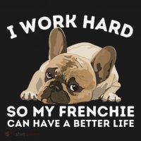 Frenchie Better Life Funny French Bulldog Dog Lover Coaster thumb 2