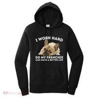 Frenchie Better Life Funny French Bulldog Dog Lover Women's Hoodie thumb 0